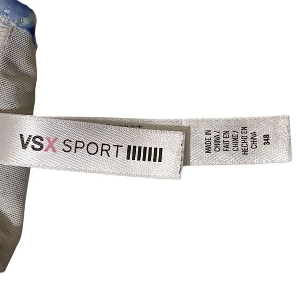 VSX Sport By Victoria’s Secret Blue Tie Dye Run Shorts and Sports Bra - Picture 11 of 11